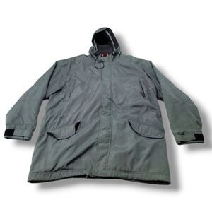 Vintage Gap Jacket Size XXL Winter Jacket Parka Jacket Full Zip Up Hooded Jacket